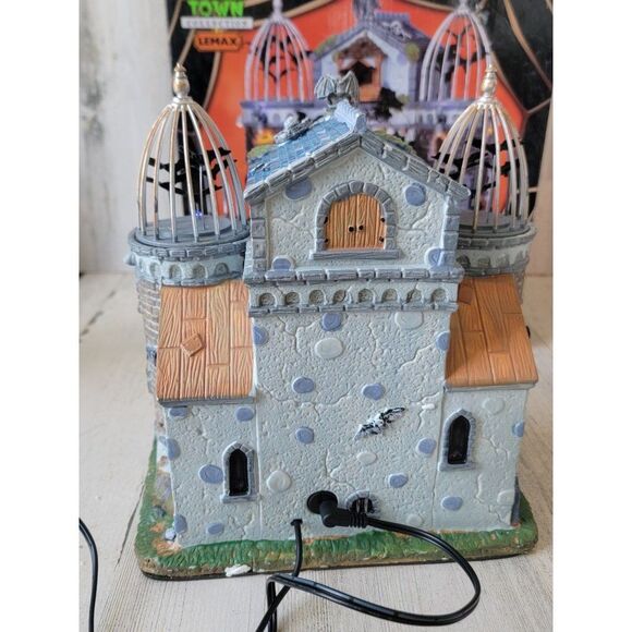 Lemax Vampire Bat Aviary 2011 spooky town Village accessory Halloween - Picture 9 of 12